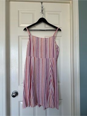 GAP Pink and Lavender Striped Sundress Top